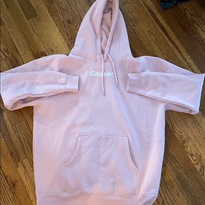 Pink glossier hoodie